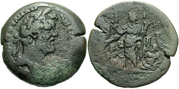 1 Drachm Imperio romano (27BC-395) Bronce Antonino Pío  (86-161)