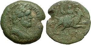 1 Drachm Empire romain (27BC-395) Bronze Antonin le Pieux  (86-161)