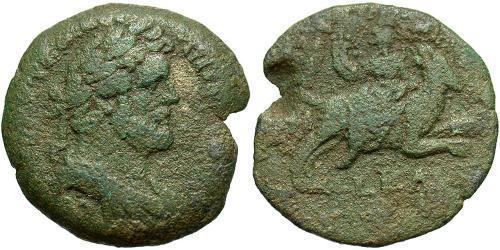 1 Drachm Empire romain (27BC-395) Bronze Antonin le Pieux  (86-161)