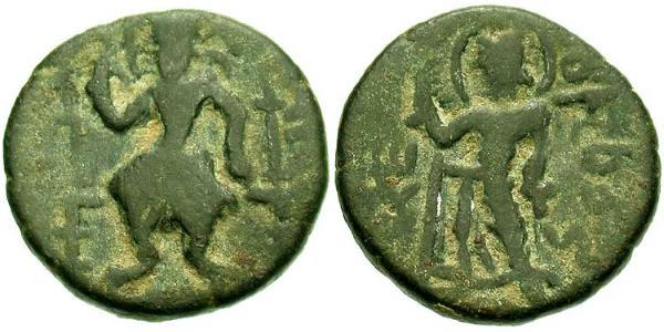 1 Drachm Kushan Empire (60-375) Bronze Kanishka I (?-151)