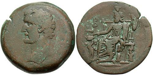 1 Drachm Roman Empire (27BC-395) Bronze Antoninus Pius  (86-161)