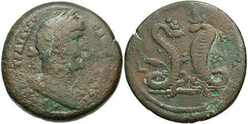 1 Drachm Impero romano (27BC-395) Bronzo Adriano (76 - 138) 