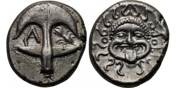 1 Drachm Apollonia (Illyria) Plata 