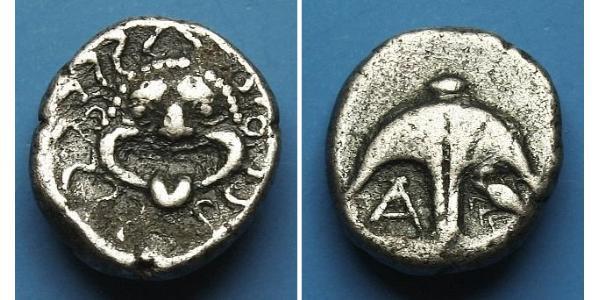 1 Drachm Apollonia (Illyria) Plata 