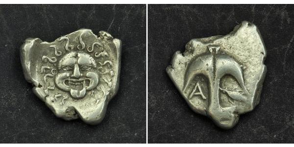 1 Drachm Apollonia (Albanien) Silber 