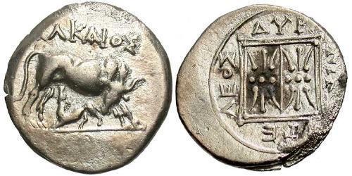 1 Drachm Durrës(Illyrien) Silber 