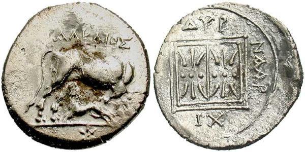 1 Drachm Durrës(Illyrien) Silber 