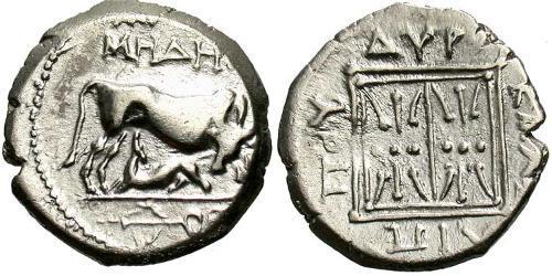 1 Drachm Dyrrachium(Illyria) Silver 