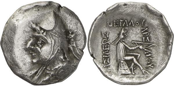 1 Drachm Parthian Empire (247 BC – 224 AD) Silver Mithridates I of Parthia (165-132 BC)