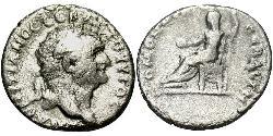 1 Drachm Roman Empire (27BC-395) Silver Domitian  (51-96)