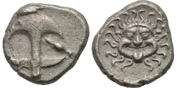 1 Drachm Apollonia (Illyria) 銀 