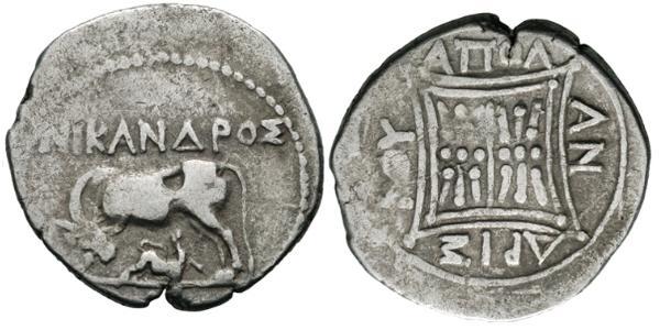 1 Drachm Apollonia (Illyria) 銀 