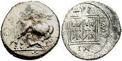 1 Drachm Dyrrachium(Illyria) 銀 