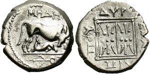 1 Drachm Dyrrachium(Illyria) 銀 