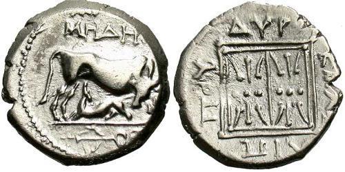 1 Drachm Dyrrachium(Illyria) 銀 