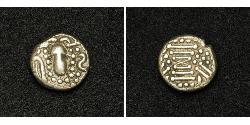 1 Drachm Western Chalukya Empire (973 - 1189) 銀 