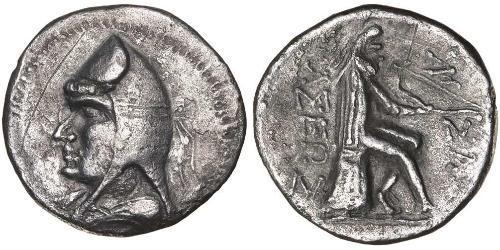 1 Drachm 安息帝國 (247 BC - 224 AD) 銀 米特里达梯一世 (帕提亚)