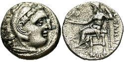 1 Drachm 馬其頓王國 (808 BC - 168 BC) 銀 亚历山大大帝 (356BC-323BC)