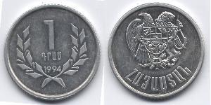 1 Dram Armenia (1991 - ) Alluminio 