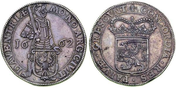 1 Ducat Repubblica delle Sette Province Unite (1581 - 1795) Argento 