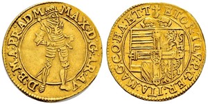 1 Ducat Austria  Gold Maximilian III, Archduke of Austria (1558 – 1618)