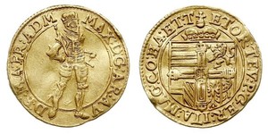 1 Ducat Austria  Gold Maximilian III, Archduke of Austria (1558 – 1618)