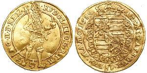 1 Ducat Austria  Gold Rudolf II, Holy Roman Emperor (1552 - 1612)