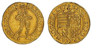 1 Ducat Austria  Gold Maximilian III, Archduke of Austria (1558 – 1618)