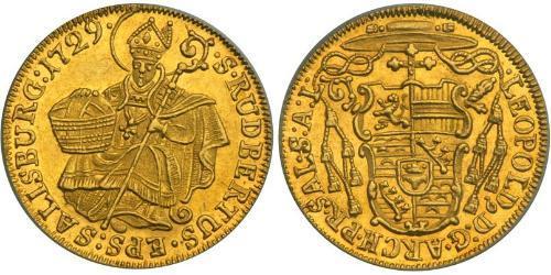 1 Ducat Austria  Gold Count Leopold Anton von Firmian (1679 - 1744)