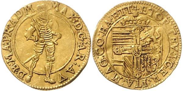 1 Ducat Austria  Gold Maximilian III, Archduke of Austria (1558 – 1618)