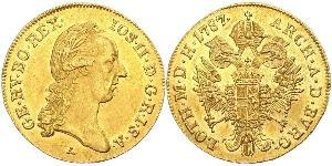 1 Ducat Austrian Empire (1804-1867) Gold Joseph II, Holy Roman Emperor  (1741 - 1790)