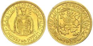 1 Ducat Czechoslovakia (1918-1992) Gold 