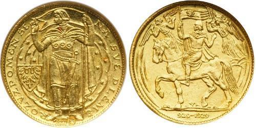 1 Ducat Czechoslovakia (1918-1992) Gold 