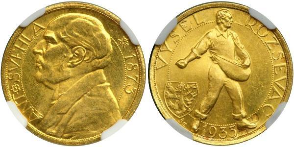 1 Ducat Czechoslovakia (1918-1992) Gold Antonin Svehla  (1873- 1933)