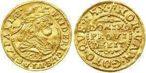 1 Ducat Denmark-Norway (1536-1814) Gold Frederick III of Denmark (1609 -1670)