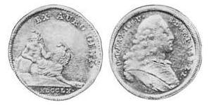 1 Ducat Electorate of Bavaria (1623 - 1806) Gold Maximilian III Joseph, Elector of Bavaria (1727 – 1777)