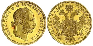 1 Ducat Habsburg Empire (1526-1804) Gold Franz Joseph I (1830 - 1916)