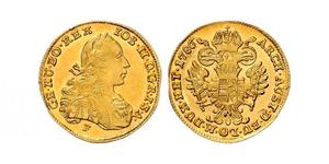 1 Ducat Habsburg Empire (1526-1804) Gold Joseph II, Holy Roman Emperor  (1741 - 1790)
