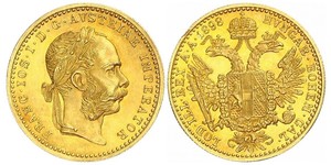 1 Ducat Habsburg Empire (1526-1804) Gold Franz Joseph I (1830 - 1916)