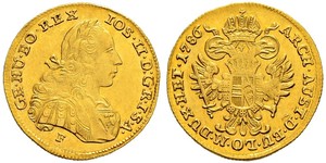 1 Ducat Habsburg Empire (1526-1804) Gold Joseph II, Holy Roman Emperor  (1741 - 1790)