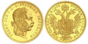 1 Ducat Habsburg Empire (1526-1804) Gold Franz Joseph I (1830 - 1916)