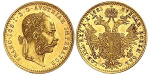 1 Ducat Habsburg Empire (1526-1804) Gold Franz Joseph I (1830 - 1916)