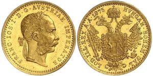 1 Ducat Habsburg Empire (1526-1804) Gold Franz Joseph I (1830 - 1916)