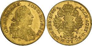 1 Ducat Habsburg Empire (1526-1804) Gold Joseph II, Holy Roman Emperor  (1741 - 1790)