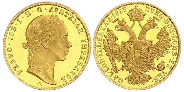 1 Ducat Habsburg Empire (1526-1804) Gold Franz Joseph I (1830 - 1916)