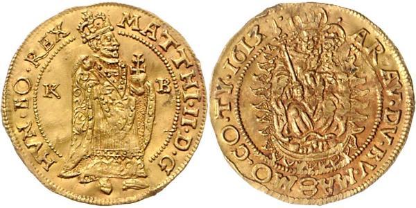 1 Ducat Habsburg Empire (1526-1804) Gold Matthias, Holy Roman Emperor (1557 - 1619)