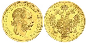 1 Ducat Habsburgermonarchie (1526-1804) Gold Franz Joseph I (1830 - 1916)