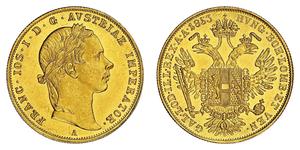 1 Ducat Habsburgermonarchie (1526-1804) Gold Franz Joseph I (1830 - 1916)