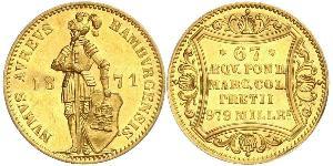 1 Ducat Hamburg Gold 