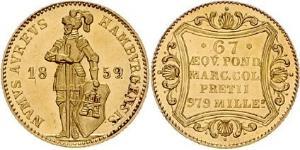 1 Ducat Hamburg Gold 